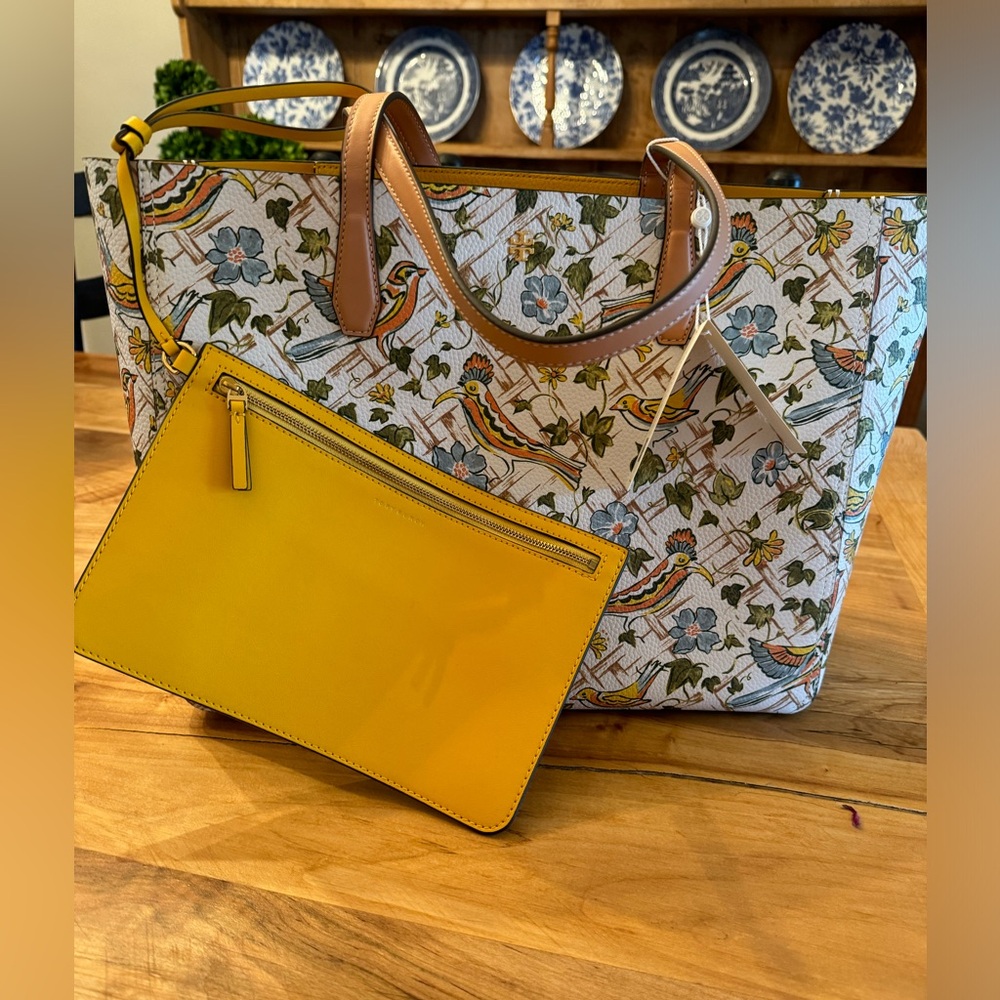 Tori Burch Blake Printed Tote new with tags